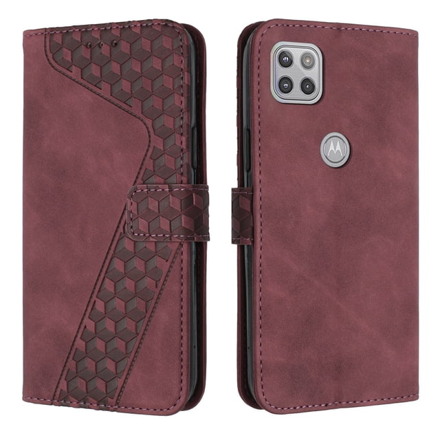Compatible with Motorola Moto G 5G Case Wallet Design with Card Slots Magnetic Closure Cover