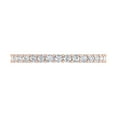 thumbnail image 3 of 0.93 Carat Diamond Eternity Wedding Band in 14K Rose Gold - IGI Certified (Ring Size 5.5), 3 of 6