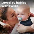 Philips Avent Ultra Soft Pacifier, 06 Months, Arctic White / Green, 2