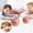 C-Pink, variant on Giant Dumpling Pinching Fun Toy, Large Jumbo Dumpling Stress Ball, Mystery Anxiety Stress Relief Fidget Toy, Plush Pillow Soft Squeeze Decompression Dough