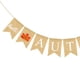 thumbnail image 4 of EeaseMX ¡HOLA OTOÑO! Banderines con letras blancas, hojas de arce, guirnalda de lino con cola de golondrina, bandera para festivales de otoño, suministros para fiestas, decoraciones para fiestas., 4 of 7