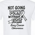thumbnail image 4 of Inktastic Lung Cancer Awareness Not Going Down Without a Fight T-Shirt, 4 of 5