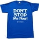thumbnail image 1 of Queen - Camiseta Don't Stop Me Now para Adultos Unisex (Azul), 1 of 2