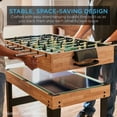 thumbnail image 6 of Best Choice Products 2x4ft 10-in-1 Combo Game Table Set w/ Hockey, Foosball, Pool, Shuffleboard, Ping Pong - Blue/Black, 6 of 8