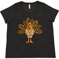 thumbnail image 3 of Inktastic Thanksgiving Turkey Women's Plus Size T-Shirt, 3 of 5