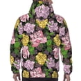 thumbnail image 7 of Sikiie Colorful Roses Men's Hoodie, Essentials Hoodie, Sweatshirt, Pullover Hooded Sweatshirt for Men-3X-Large, 7 of 7