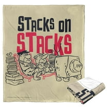 Warner Bros Flinstones Stacks On Stacks Kids Silk Touch Throw Blanket