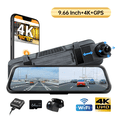 thumbnail image 2 of Cinandrow9.66 inch 4K HD Universal Mirror Dash Cam ,1080P Rear Camera/GPS/Free  TF Card, 2 of 8