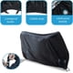 thumbnail image 3 of Funda para motocicleta, lona impermeable para exteriores, resistente al invierno, tela Oxford 190T con orificios de bloqueo, lona a prueba de polvo para motocicletas Harley-Davidson, Honda,, 3 of 6