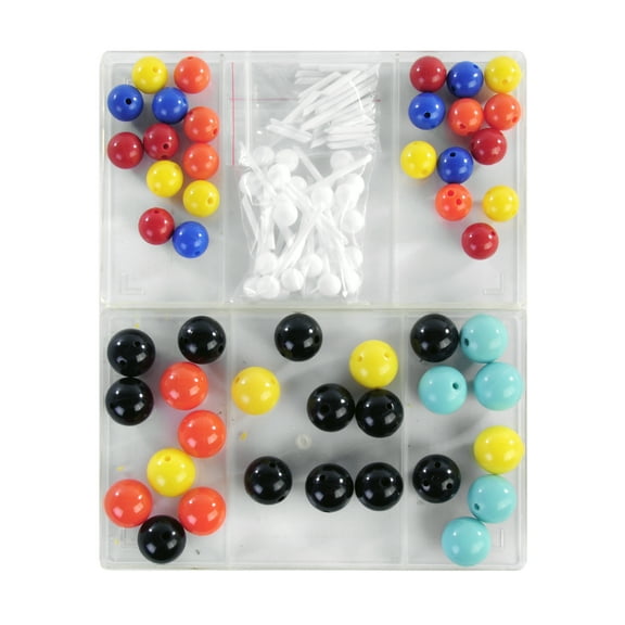 Molecular Model Student, with 154 pieces which include 74 atoms and 80 bonds.