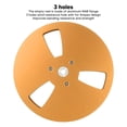 thumbnail image 3 of 1/4x7 Inch Empty Tape Reel, 3 Holes Open Reel Sound Takeup Reel, Empty Aluminum Alloy Take Up Reel With Wind Resistance Features For Recording Nab, 3 of 8