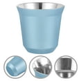 thumbnail image 4 of Tasse à Eau à Double Couche Tasse à Boisson en Acier Inoxydable Tasse à Espresso pour la Maison Accessoire de Boisson Extérieur, 4 of 4