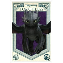 How To Train Your Dragon (2025) - Toothless Wall Poster, 22.375" x 34" Framed