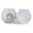 Clear, variant on Barhoo Slow Feeder Dog Bowl Raised Elevated Protect Spine Anti-Slip Non-Spill Drinking Water Food Dish Interactive Bloat Stop Puzzle Feeding Station for Small Medium Dogs Cats