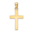 thumbnail image 3 of Collier Croix en Or Jaune 14 Carats Pendentif Religieux Latin, 3 of 8