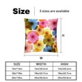thumbnail image 5 of Fragmented Flowers Velvet Throw Pillow Inserts with Unique Patterns - Set of 2 - 16x16, 18x18, 20x20 inches for Throw Pillow Covers - Various Occasions, 5 of 6