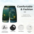 thumbnail image 4 of Kdxio Jelly Fish Print Men'S Swim Trunks With Compression Liner 7 Inch Inseam Quick Dry Swim Shorts, 4 of 7