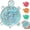 Blue, variant on Glitter Turtle Slow Rising, Sensory Squeeze Fidget Toys, Realistic Turtle Shaped Slow Rising Stress Ball for Adults Teens Anxiety Stress Relief, Sea Animal Sque-eze Balls