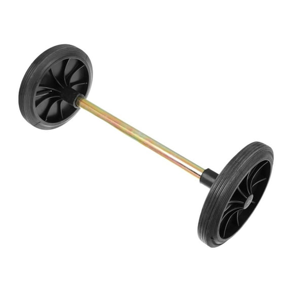 kowaku Garbage Bin Wheels Replacement Caster for Trash Bin with Rod Convenient to Install Trash Can Wheels Wastebasket Pulley Wheels Total Length 48cm