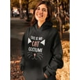 thumbnail image 2 of This Is My Cat Costume Hoodie Women -Smartprints Designs, Female 3X-Large, 2 of 4