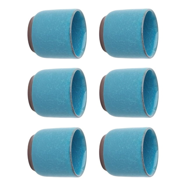 Maceta Cerámica Toystoory 6 Piezas Azul claro