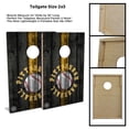 thumbnail image 2 of Skip's Garage Pittsburgh Baseball Solid Wood Cornhole Board Set, 2 of 6