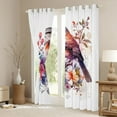 thumbnail image 3 of Feelyou Chinese Flower Bird Blackout Curtains Set of 2 (52x84 Each), Modern Fashion Window Curtains, Artwork Watercolor Curtains and Drapes, Blackout Curtains Home Decor, 3 of 6