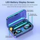 thumbnail image 3 of True Wireless BT Headphone In-ear Sports Earbuds with LED Battery Display Screen Smart Touch Control Power Bank Function White, 3 of 5