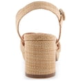 thumbnail image 3 of Alexis Bendel Ladies Natural Raffia/PU Sandals Size 6.5, 3 of 6