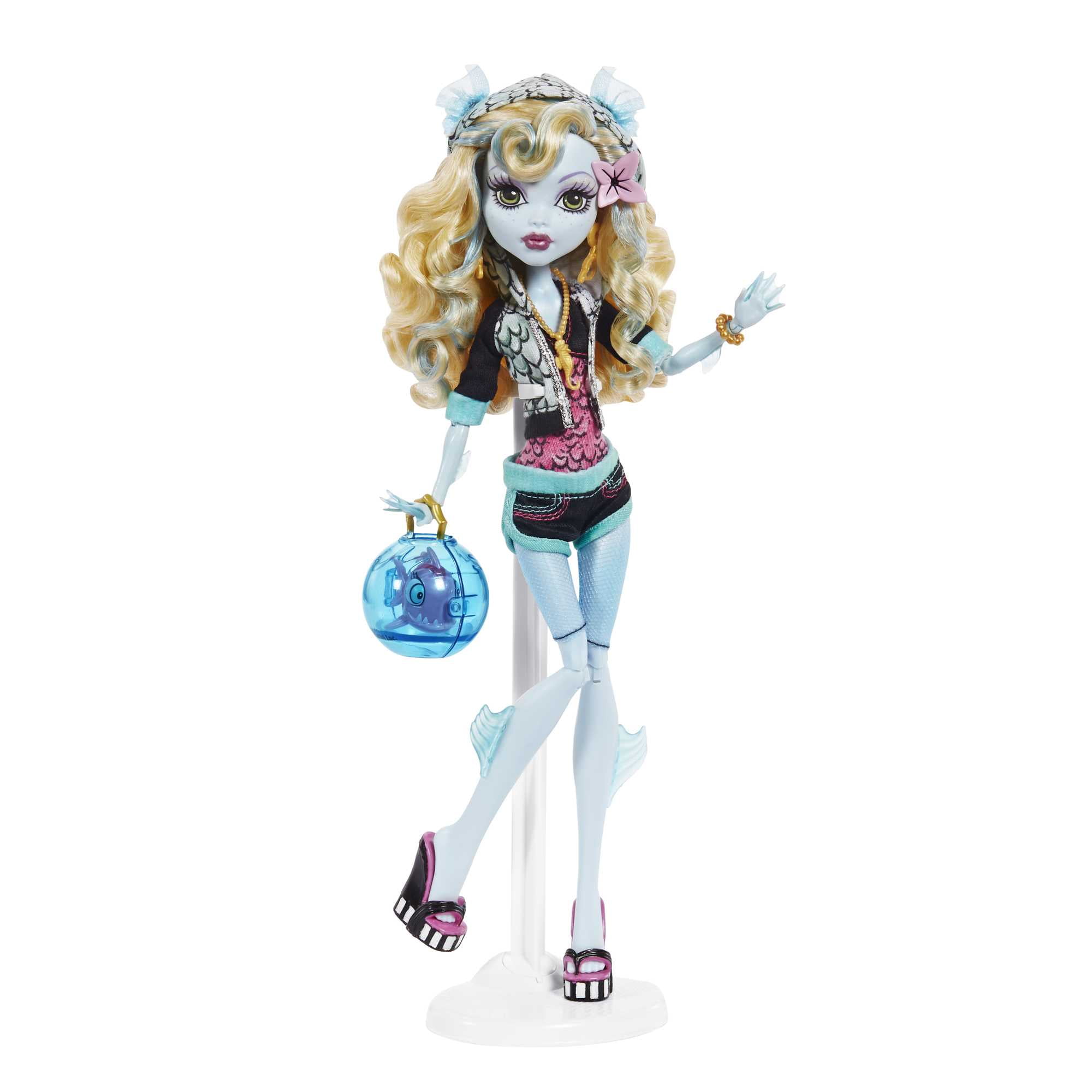 Monster High Haunt Couture Lagoona Blue Doll with Pink Scaled