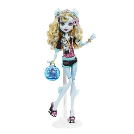 Monster High Lagoona Blue Doll, Collectible Reproduction in Original Look with Diary & Doll Stand