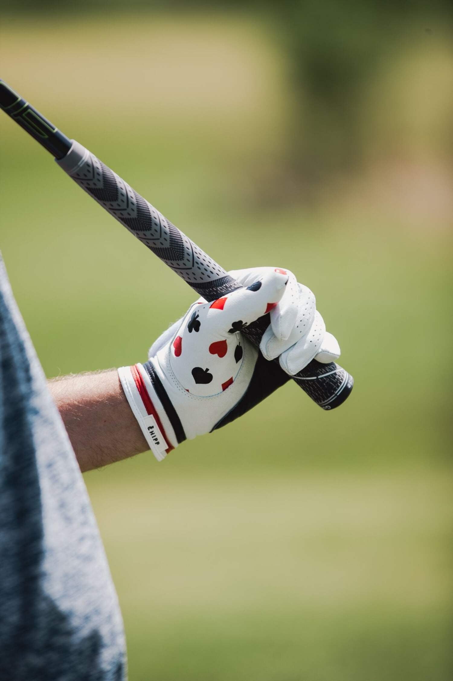 Texas Hole'em Poker Golf Glove | Premium Cabretta Leather & Supportive Palm Pad