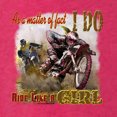 thumbnail image 2 of Wild Bobby, Biker Girl t I Do Ride Like A Girl, Cars and Trucks, Women Tri-Blend Racerback Tank Top, Shocking Pink, Small, 2 of 4