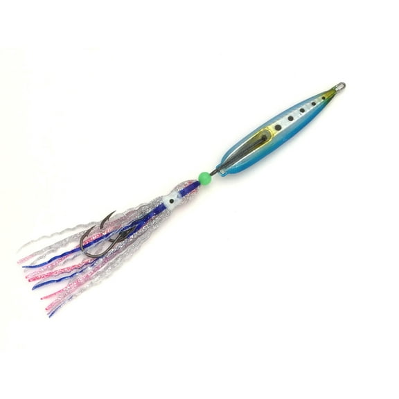 Sanhu Knife Bottom Ship Metal Jig 90g 3.17oz Blue 3 Packs