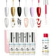 thumbnail image 1 of Set de delineadores de uñas eodci, 6 unidades, negro, blanco, rojo, dorado y plateado, 1 of 6