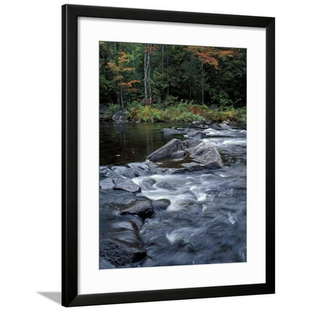 The 100 Mile Wilderness section of the Appalachian Trail, Maine, USA Framed Print Wall Art By Jerry & Marcy (Best Sections Of The Appalachian Trail)