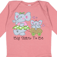 thumbnail image 4 of Inktastic Elephant Future Big Sister Girls Long Sleeve Baby Bodysuit, 4 of 5