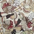 thumbnail image 1 of oneOone Polyester Lycra Beige Fabric Leaves Craft Projects Decor Fabric Printed By The Yard 56 Inch Wide, 1 of 6