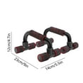 thumbnail image 3 of Push Up Bars Strength Training - Workout Stands With Ergonomic Push-up Bracket Board with Non-Slip Sturdy Structure Portable for Home Fitness Training, Push Up Stands Handle for Floor Workouts, 3 of 7