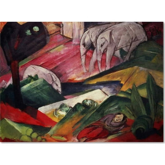 Trademark Fine Art "The Dream" Canvas Art by Franz Marc