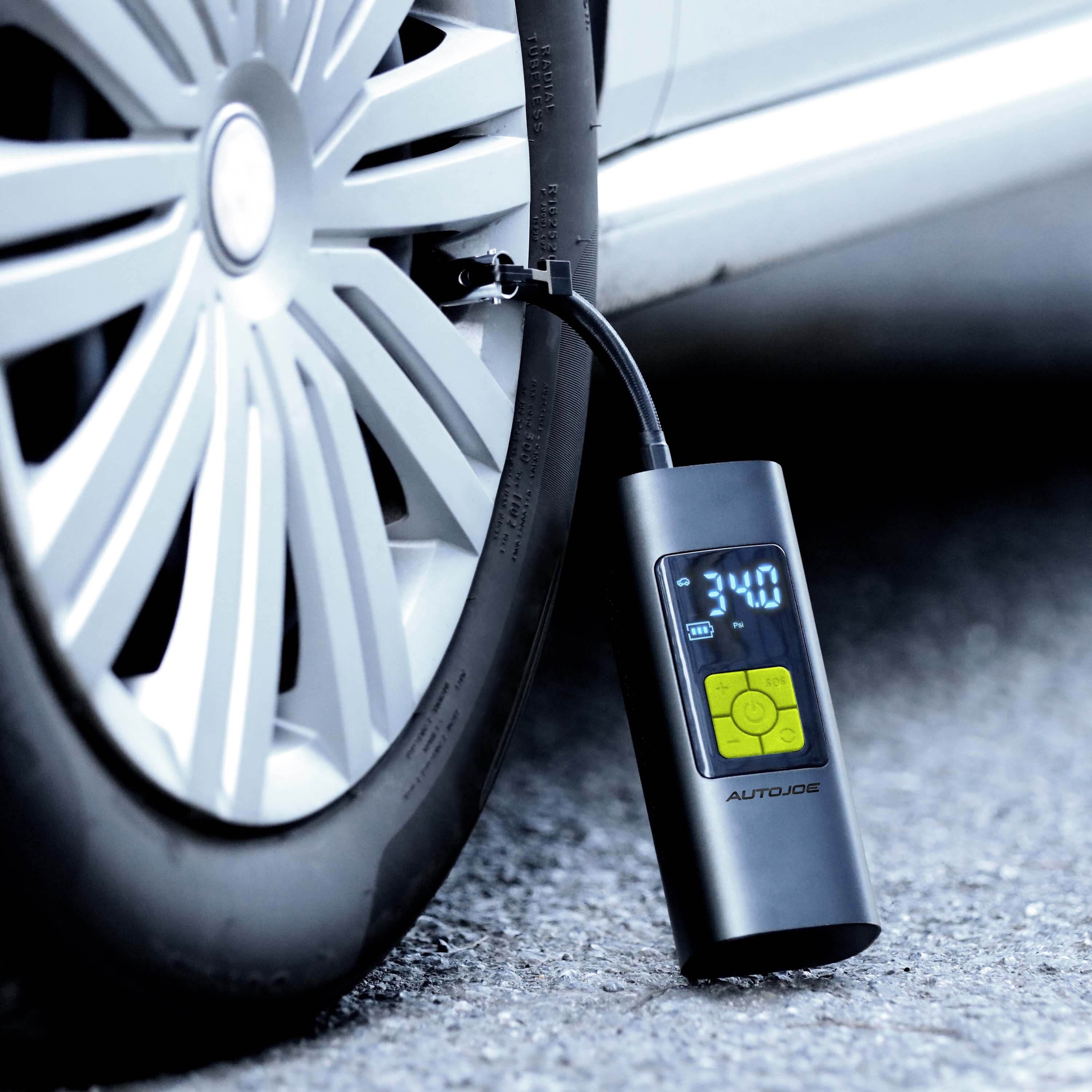  Auto Outdoor Smart Kit Standard Edition (Charging Bank  (15000mah)- Tire inflator - Vacuum Cleaner - car wash Machine - Flashlight  - Mobile Phone Holder : Automotive