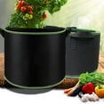 Garden Tools Fabric Grow Pots 5 Pack Fabric Grow Pots Round Aeration