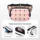thumbnail image 5 of Fotbe Strawberry Cangurera Cuadrada con Estampado de Doble Capa, Bolsa de Cintura Ajustable Mini para Hombres y Mujeres, 5 of 9