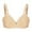 Khaki, variant on Bigersell Wireless Push up Bras for Women Clearance Nursing Sports Bra Soft Bra Style R2569 V-Neck Full-Coverage Bras Hook and Eye Bra Closure Women Size Wirefree Bras with Support and Lift Wine S