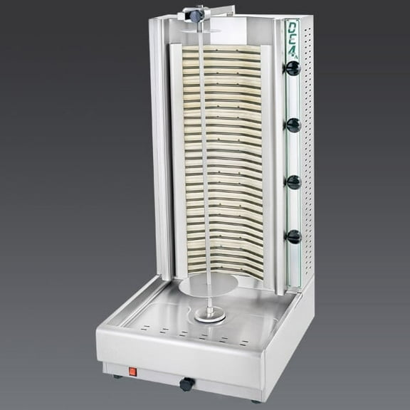 Visvardis - 208V Electric Gyro / Shawarma Machine with 155-200 lb Meat Capacity - DE4A