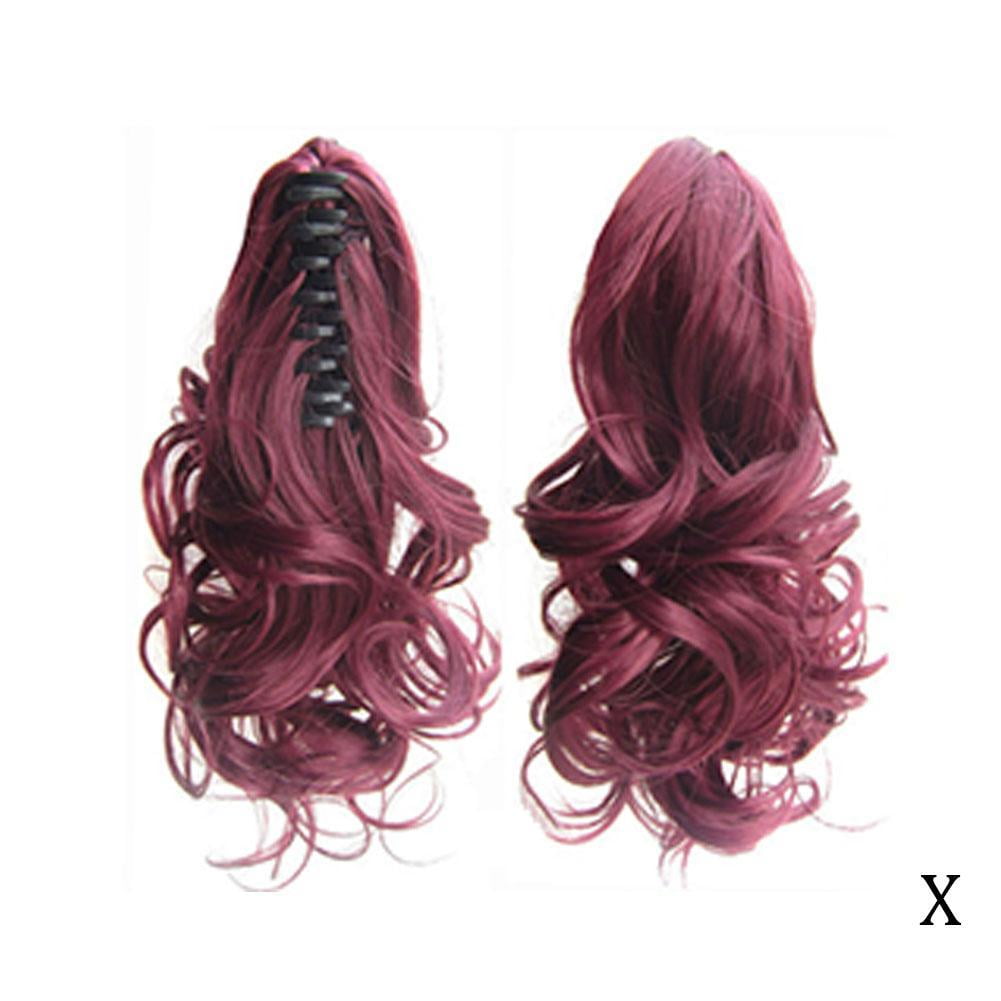 Claw Clip On Ponytail Thick Clip In Pony Tail Hair Extension As Human Piece