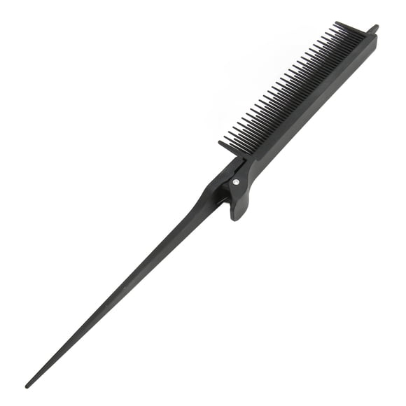 Tail Clip Comb, Highlighting Clip Comb Professional Black For Hair Stylist For Hair Salon