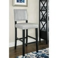 thumbnail image 4 of Home Square 2-Piece Furniture 30" Rubberwood Bar Stool Set in Gray, 4 of 9