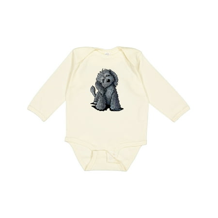 

Inktastic Curious Black Doodle Gift Baby Boy or Baby Girl Long Sleeve Bodysuit