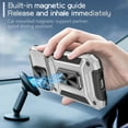 thumbnail image 2 of K-Lion for iPhone 12 Rugged Case, Heavy Duty Slide Camera Lens Military Grade Drop Protection Case Magnetic Ring Holder Stand Shockproof Case Cover for iPhone 12,Silver, 2 of 9